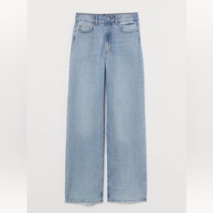 H&M Wide Leg High Rise Jeans